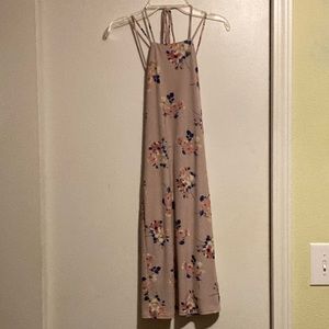 Open Back Mini Dress